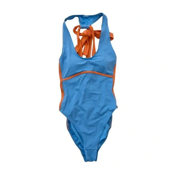 Fabletics Lace-Up Racerback Swimsuit - Picture 5 of 15